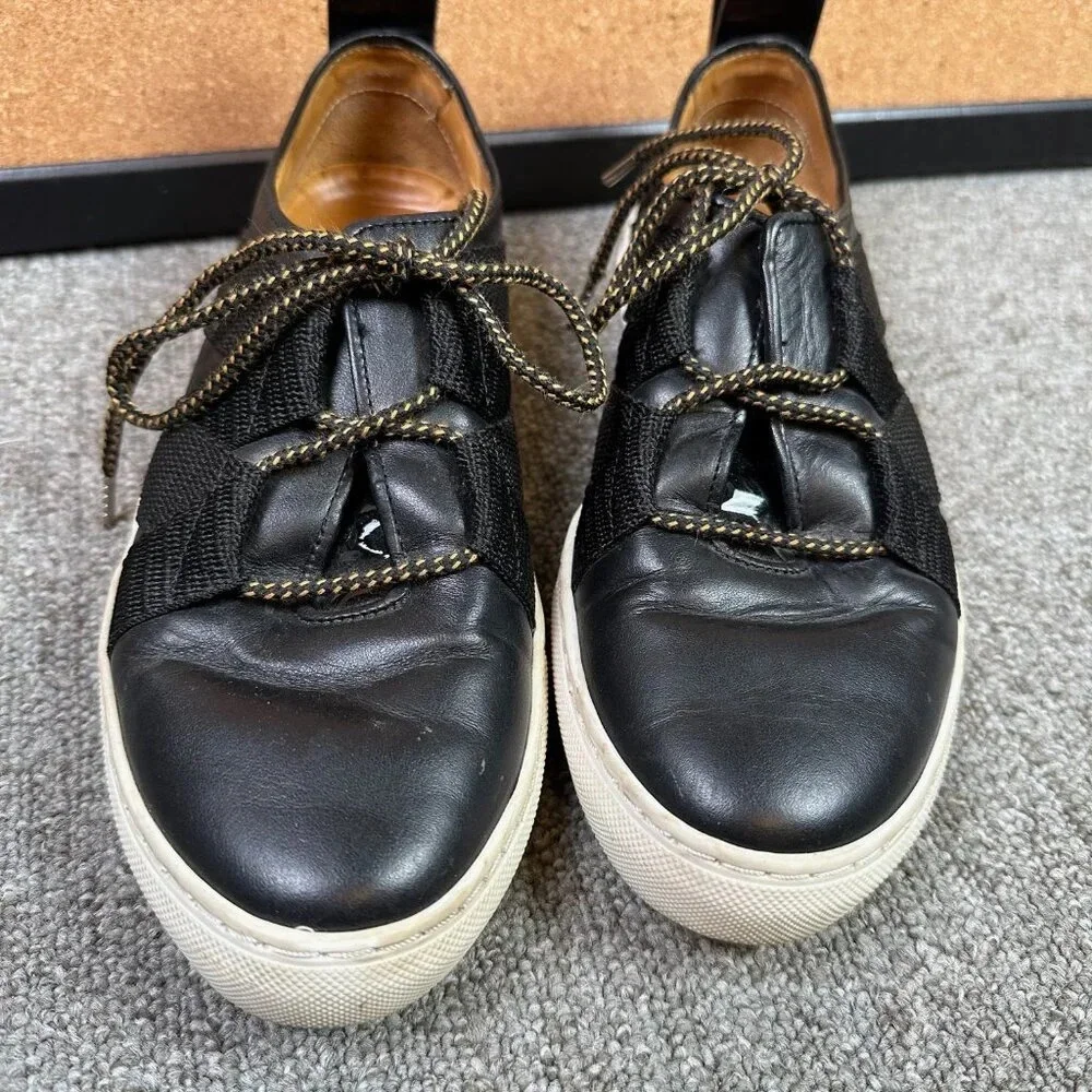 By Marlene Birget Black Leather Sneakers in Womens EU 37 / US 6.5